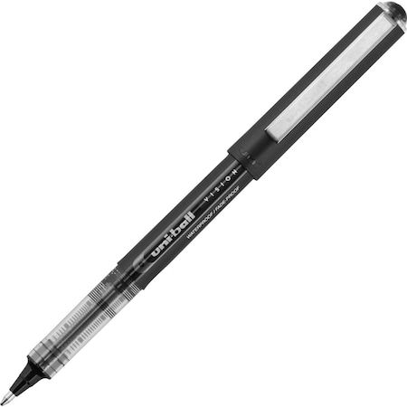 Vertex 1 mm Point Rollerball Pen, Black, 12PK VE3734730
